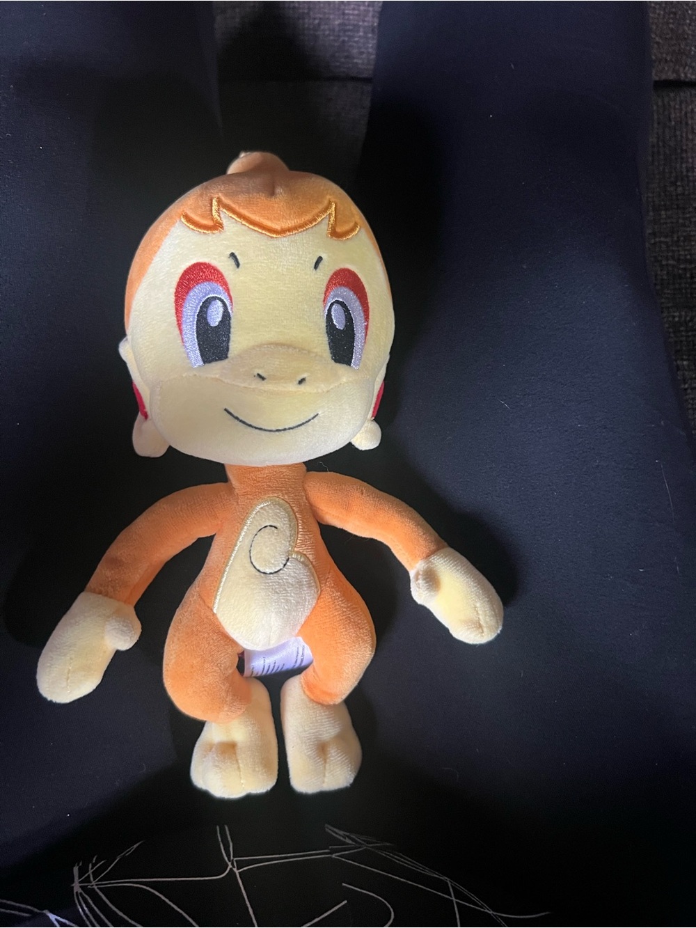 Pokemon Chimchar Orange and Cream Plush Toy